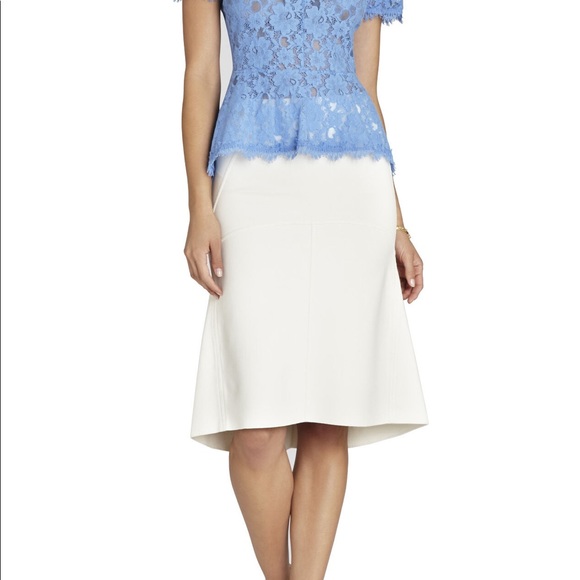 BCBG Manon seamed panel skirt white-cream - Picture 2 of 4